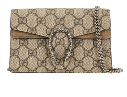 Super Mini Dionysus, &pound;475, Handbags, Beige, Canvas, Front view